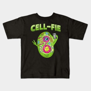 Cell Fie Funny Biology Science Teacher Gifts Science Graphic Kids T-Shirt